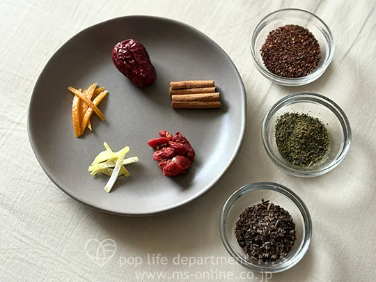 まゆなむ流！薬膳茶4選