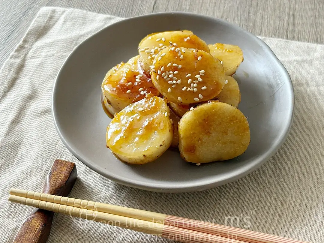 長芋のはちみつ生姜焼き