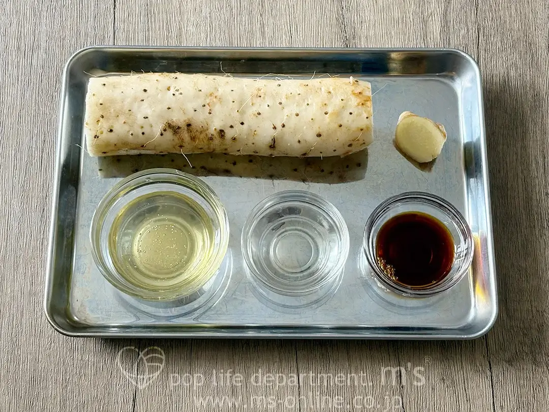 長芋のはちみつ生姜焼き 材料